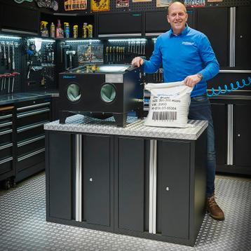 Datona Combivoordeel: straalcabine 90 liter + glasparel -, Ophalen of Verzenden