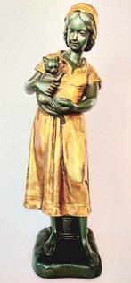 Paridon - Beeldje, Prachtig antiek beeld van de Gebroeders