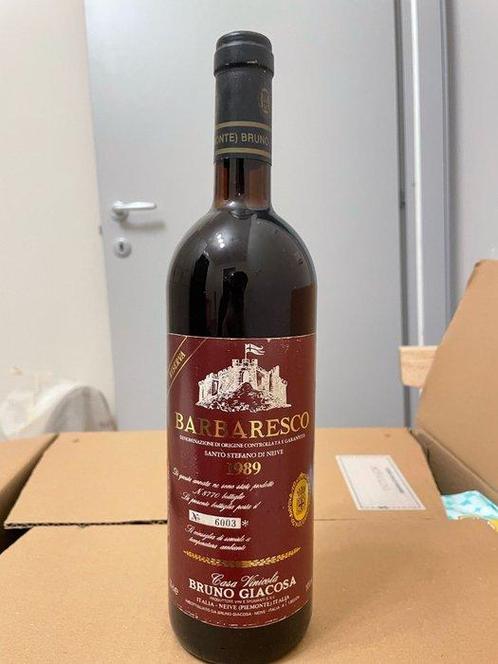 1989 Bruno Giacosa, Santo Stefano di Neive - Barbaresco, Verzamelen, Wijnen