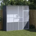 vidaXL Cage Ã  oiseaux anthracite 215x78x200 cm acier, Dieren en Toebehoren, Vogels | Toebehoren, Verzenden