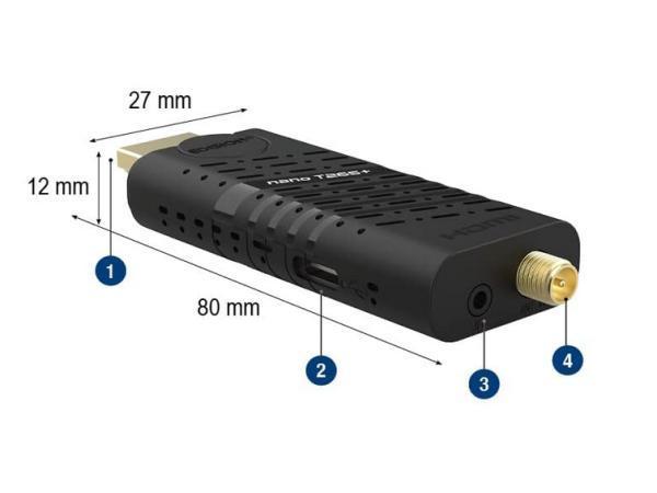 Veiling - Edision NANO T265 aardontvanger, Audio, Tv en Foto, Mediaspelers, Gebruikt