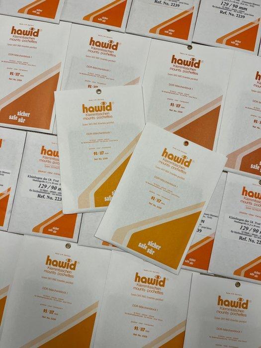 Accessoires - 250 Hawid klemstroken assortiment, kleur, Postzegels en Munten, Postzegels | Nederland