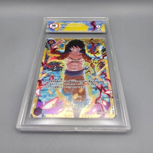 Monkey.D.Luffy (SEC) OP09-119 Graded card - Graad 10, Hobby en Vrije tijd, Verzamelkaartspellen | Overige