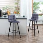 Barstoelen - Luxe uitstraling - Ergonomisch design - Zwart, Huis en Inrichting, Barkrukken, Ophalen of Verzenden, Nieuw