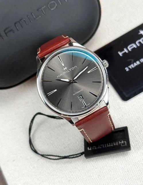 Hamilton - Jazzmaster Thinline Automatic Date - Sans Prix de, Handtassen en Accessoires, Horloges | Heren