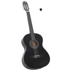 vidaXL Gitaar klassiek beginner 4/4 39 lindenhout zwart, Verzenden, Nieuw