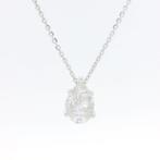 Collier avec pendentif - 18 carats Or blanc -  0.60ct. tw.