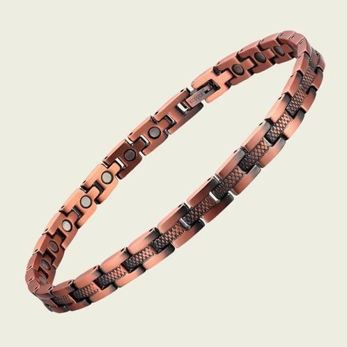 Luxe gezondheidsarmband magnetisch koper - 0,7 cm C, Sport en Fitness, Gezondheidsproducten en Wellness, Ophalen of Verzenden
