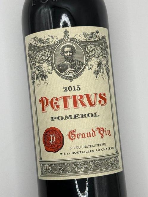 2015 Petrus - Bordeaux - 1 Fles (0,75 liter), Verzamelen, Wijnen