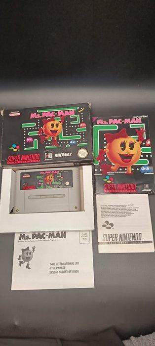 Nintendo - Snes - Ms. Pacman - Videogame - In originele, Consoles de jeu & Jeux vidéo, Consoles de jeu | Accessoires Autre