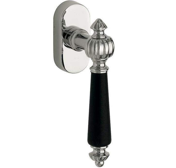 Draaikiepgarnituur Nouveau/Elegant glans nikkel, Doe-het-zelf en Bouw, Hang- en Sluitwerk, Klink of Kruk, Nieuw, Overige materialen