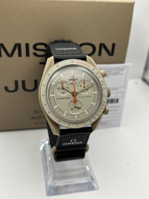 Omega x Swatch - MoonSwatch - Mission to Jupiter - Zonder, Handtassen en Accessoires, Horloges | Heren