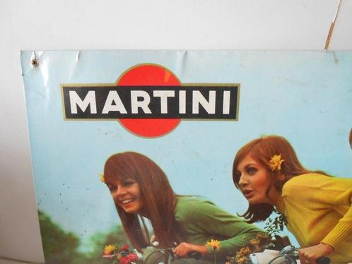 reclamebord Martini - Enseigne publicitaire - Plastique,, Antiek en Kunst, Antiek | Wandborden en Tegels
