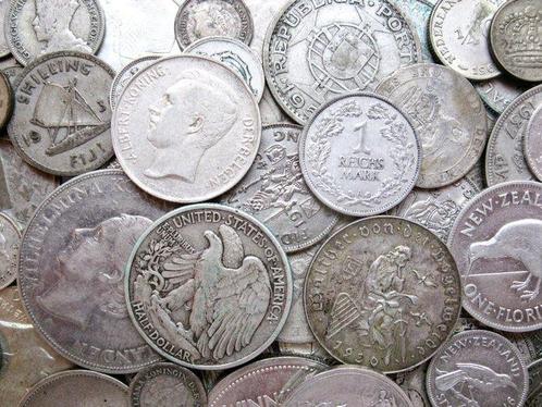 Wereld. over 1 KILO of SILVER coins 1863-1994 Worldwide,, Postzegels en Munten, Munten | Europa | Niet-Euromunten