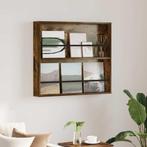 vidaXL Tijdschriftenrek Rook Eiken 80 x 12 x 70 cm Bewerkt, Huis en Inrichting, Woonaccessoires | Krantenbakken en Lectuurbakken