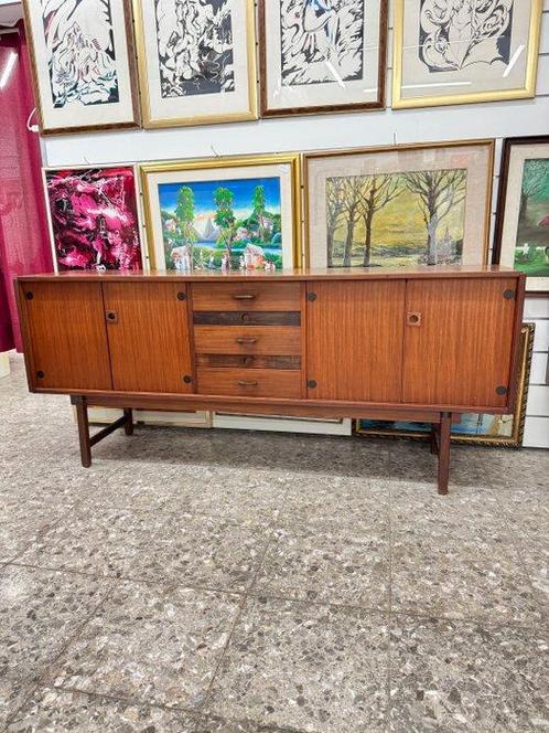 Industria Mobili Barovero - Selex - Crédence - teck, Antiek en Kunst, Antiek | Meubels | Stoelen en Sofa's