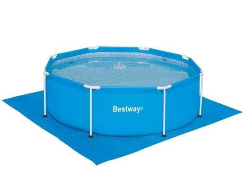 Bestway zwembad grondzeil 335 x 335 cm – Blauw, Jardin & Terrasse, Piscines, Enlèvement ou Envoi