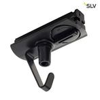 SLV 1-Fase-Rail adapter met haak zwart, Huis en Inrichting, Verzenden, Nieuw, Metaal