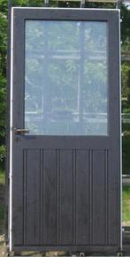 afzelia houten buitendeur , achterdeur , deur 107 x 222, Doe-het-zelf en Bouw, Deuren en Vliegenramen, 100 tot 120 cm, Gebruikt