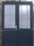 pvc dubbel deur , buitendeur , achterdeur 175 x 243, Doe-het-zelf en Bouw, Nieuw, Ophalen of Verzenden, Buitendeur, Glas