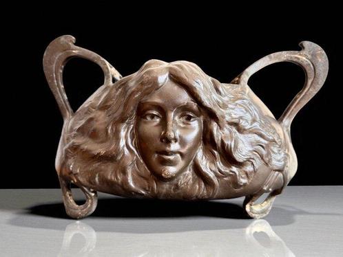 Jardinière - Jugendstil bloempot ondertekend door Le Blanc, Antiek en Kunst, Kunst | Designobjecten