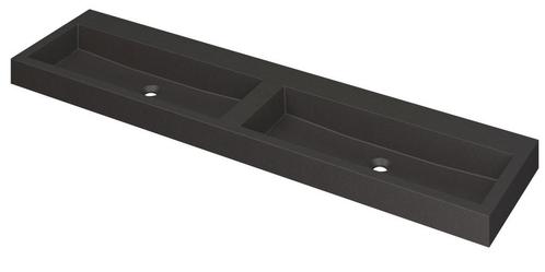 INK Wastafel Momento Quartz dubbel zonder kraangaten 180 cm, Doe-het-zelf en Bouw, Sanitair, Overige typen, Nieuw, Ophalen of Verzenden