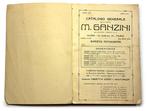 Ganzini Mario Milano catalogo generale 1912 fotocamere, Nieuw