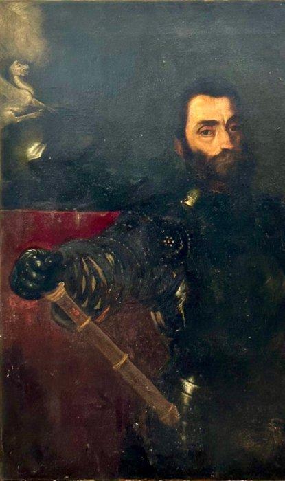 Tiziano Vecellio (1488/1490 –1576), Suiveur de - Ritratto di, Antiek en Kunst, Kunst | Schilderijen | Klassiek