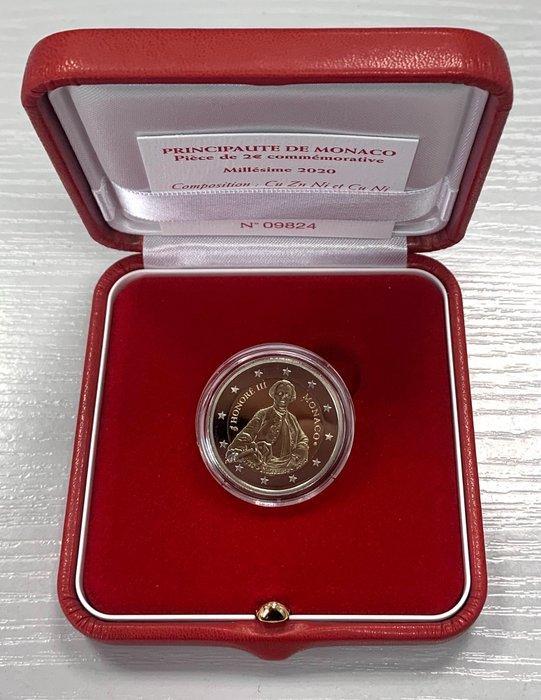 Monaco. 2 Euro 2020 Honoré III Proof (Zonder minimumprijs), Postzegels en Munten, Munten | Europa | Euromunten