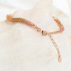 Zonder Minimumprijs - Armband Verguld Toermalijn - 18K goud, Handtassen en Accessoires, Armbanden, Nieuw