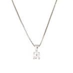 Zonder Minimumprijs - Halsketting - 18 karaat Witgoud, Nieuw