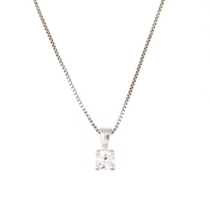 Zonder Minimumprijs - Halsketting - 18 karaat Witgoud, Handtassen en Accessoires, Kettingen