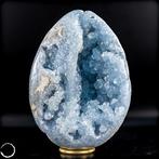 Natuurlijke Celestiet-ei-druse - Meesterwerk van de natuur-