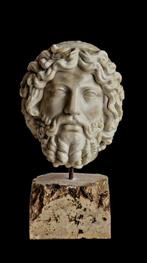 sculptuur, Testa Greco - Romana - 11 kg - 36 cm - Pariaans, Antiek en Kunst, Antiek | Keramiek en Aardewerk