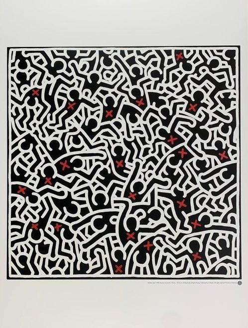Keith Haring (1958-1990) After - Untitled April, 1985, Antiek en Kunst, Kunst | Designobjecten