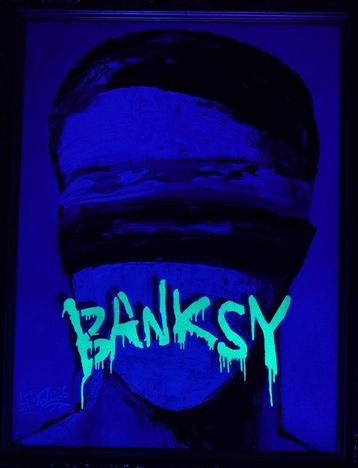 Fictional World (1980) - Banksy´s Censored Man (Glowing)