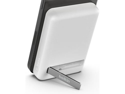 Belkin - Draadloze Powerbank + Standaard - MagSafe, Telecommunicatie, Mobiele telefoons | Batterijen en Accu's, Zo goed als nieuw