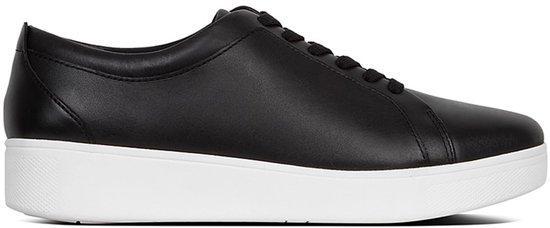 FitFlop Rally sneakers leather ZWART - Maat 38 (Schoenen), Kleding | Dames, Schoenen, Nieuw, Verzenden