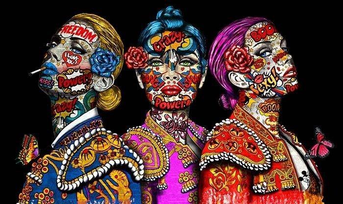 Margot Laffon - Triple Challenge- Series Black, Antiek en Kunst, Kunst | Designobjecten