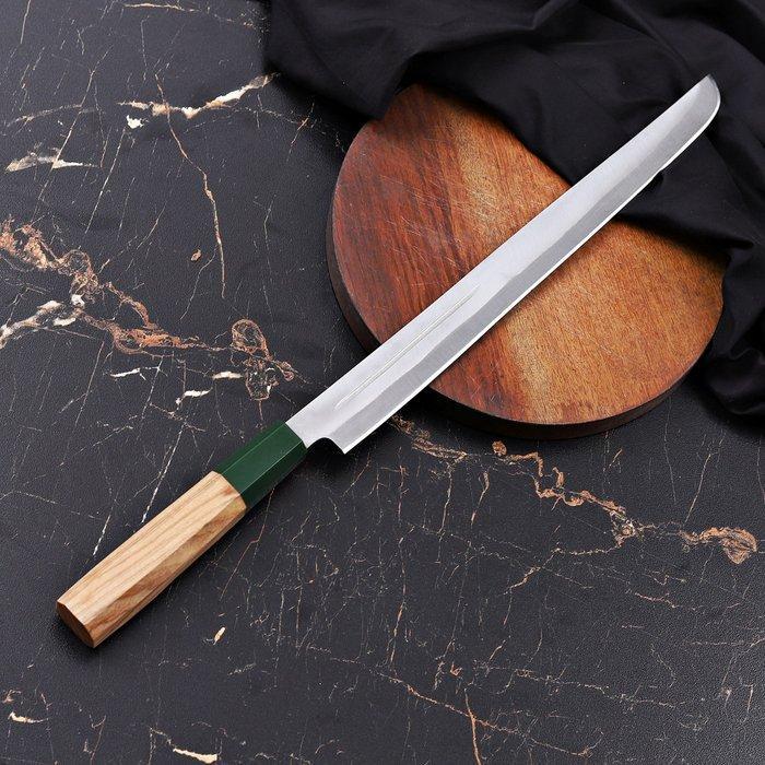 Keukenmes - CD-RW644 - Ash - Italië - Japanse Yanagiba-mes, Antiek en Kunst, Antiek | Keukengerei