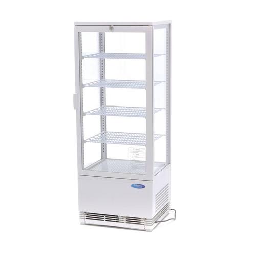 Vitrine réfrigérée - 98 L - 43 cm - blanc, Articles professionnels, Horeca | Équipement de cuisine, Refroidissement et Congélation