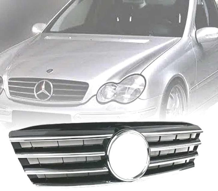 Calandre Pour Mercedes Classe C W203 00-07 Look Amg, Auto-onderdelen, Carrosserie, Verzenden