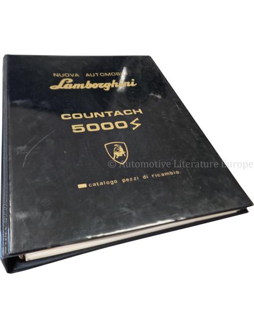 1984 LAMBORGHINI COUNTACH 5000S ONDERDELEN CATALOGUS, Auto diversen, Handleidingen en Instructieboekjes