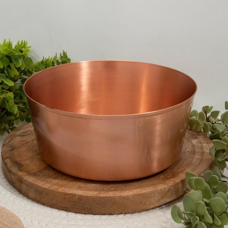 Puur koperen schaal (tevens drinkbak voor hond/kat) - 350 ml, Sport en Fitness, Gezondheidsproducten en Wellness, Ophalen of Verzenden