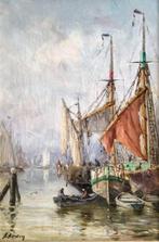 Henri Arden (1858-1917) - Les bateaux de pêcheurs