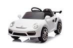 Elektrische kinderauto - Ruf - wit – met Bluetooth en afs., Ophalen of Verzenden, Nieuw