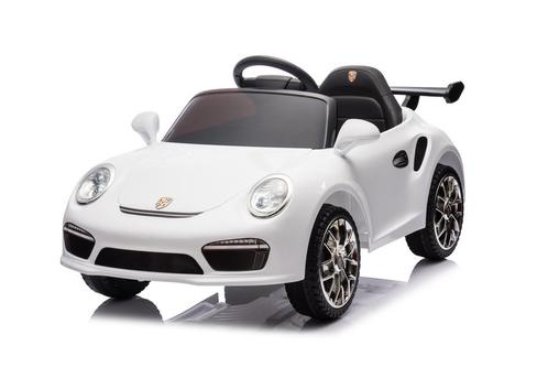 Elektrische kinderauto - Ruf - wit – met Bluetooth en afs., Kinderen en Baby's, Speelgoed | Buiten | Accuvoertuigen, Nieuw, Ophalen of Verzenden