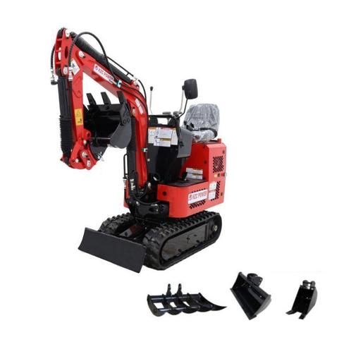Minigraafmachine SDKB800, diesel, 814 kg, smal minigraver  D, Zakelijke goederen, Machines en Bouw | Kranen en Graafmachines