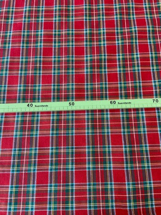 Exclusief Schotse tartanstof, gekleurd in draad,, Antiek en Kunst, Antiek | Tapijten, Tafelkleden en Textiel