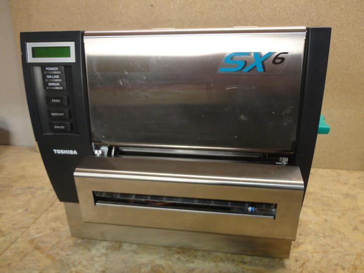 TOSHIBA TEC B-SX6 Thermal Barcode / Label Printer met Cutter, Computers en Software, Printers, Thermo-printer, Gebruikt, Printer